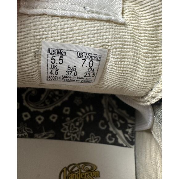 RARE Vans Anderson Paak Epaak Sport Dx Black Paisley Graphic Apeshit SZ 5.5M/ 7W main image 10